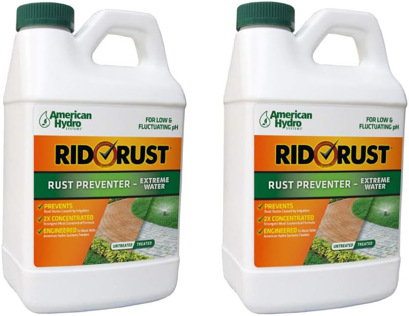 American Hydro Systems RR2 Rid O’ Rust Stain Preventer Extreme Water, 1/2 2 2