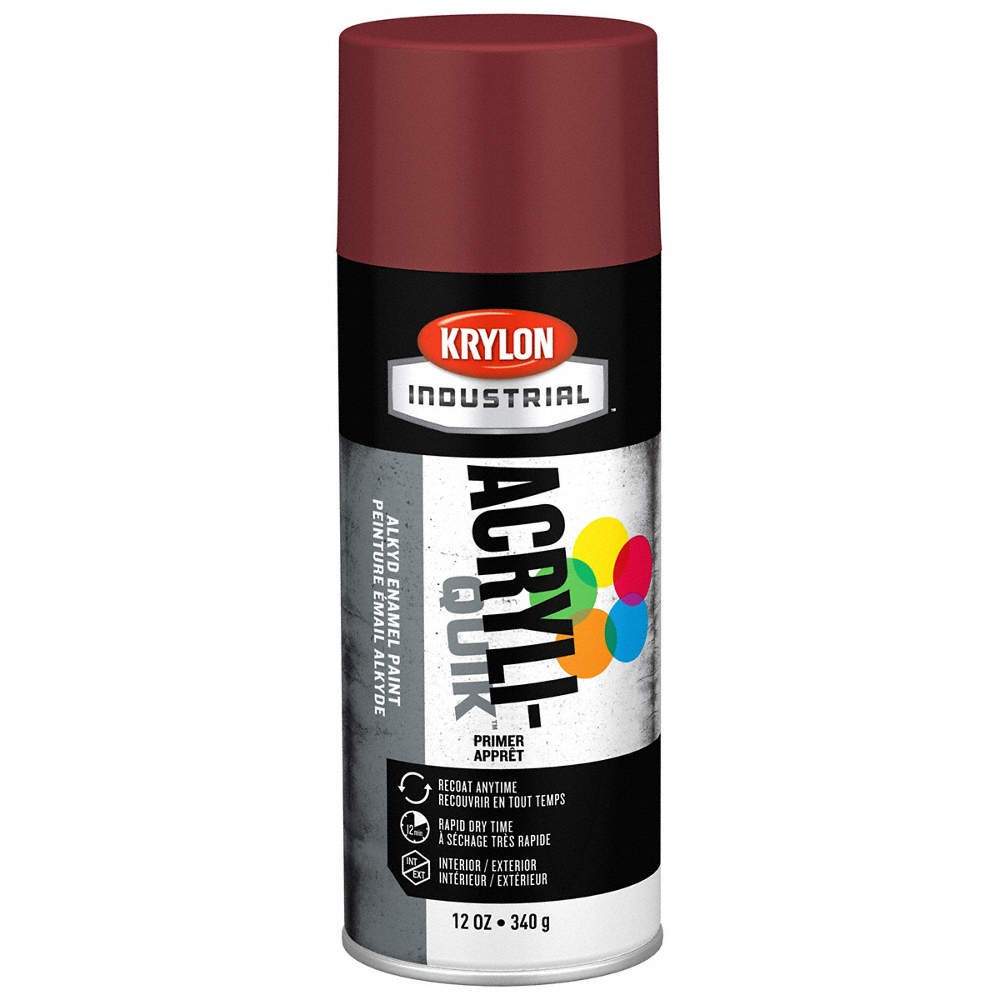 KRYLON INDUSTRIAL K01317A07 Spray Primer,Ruddy Brown 54TG96