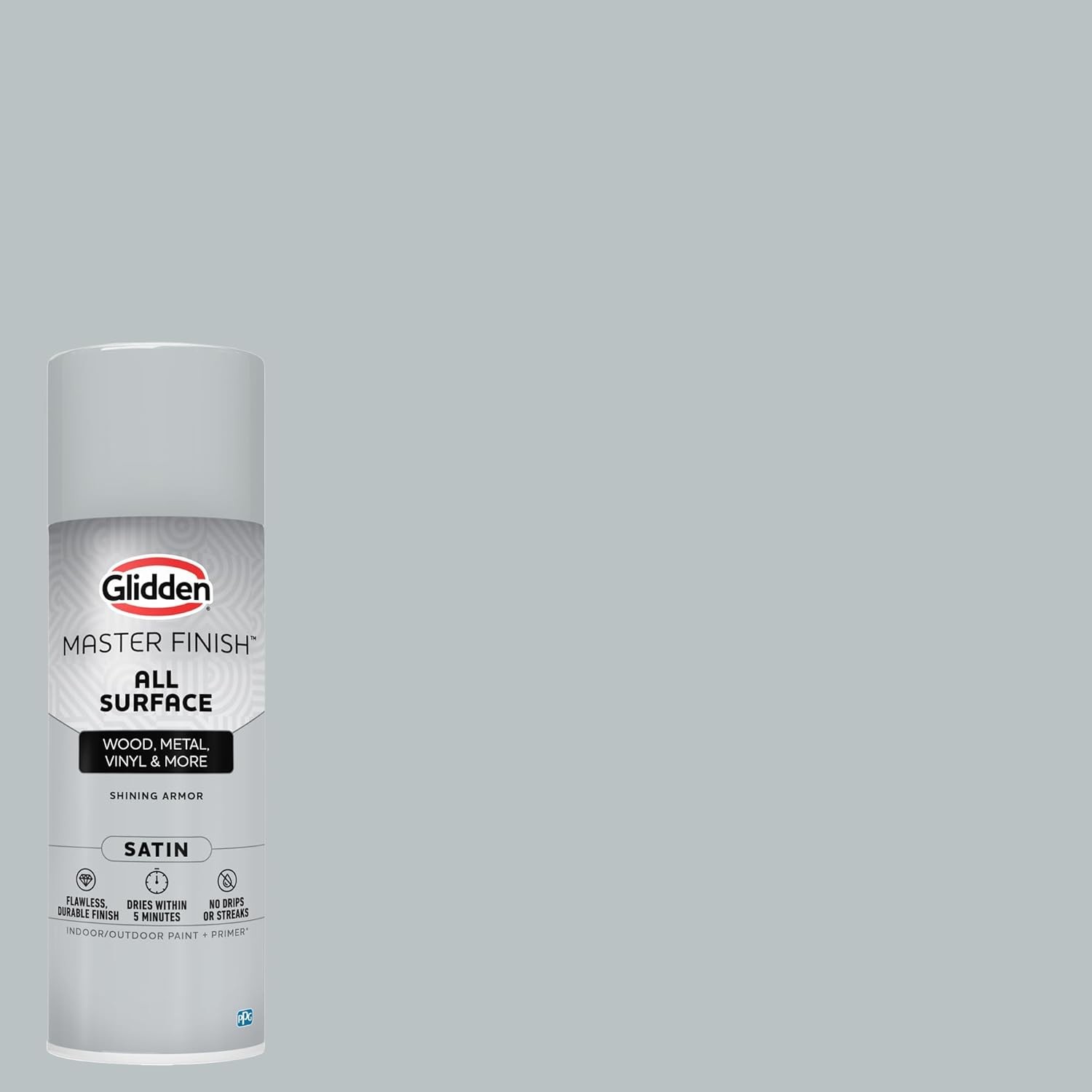 Glidden Master Finish Satin Interior Exterior All Surface Paint 12 oz Shining