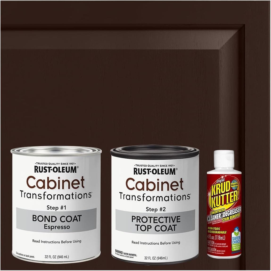 Rust-Oleum Cabinet Transformations Kit, Expresso, Satin – 392914