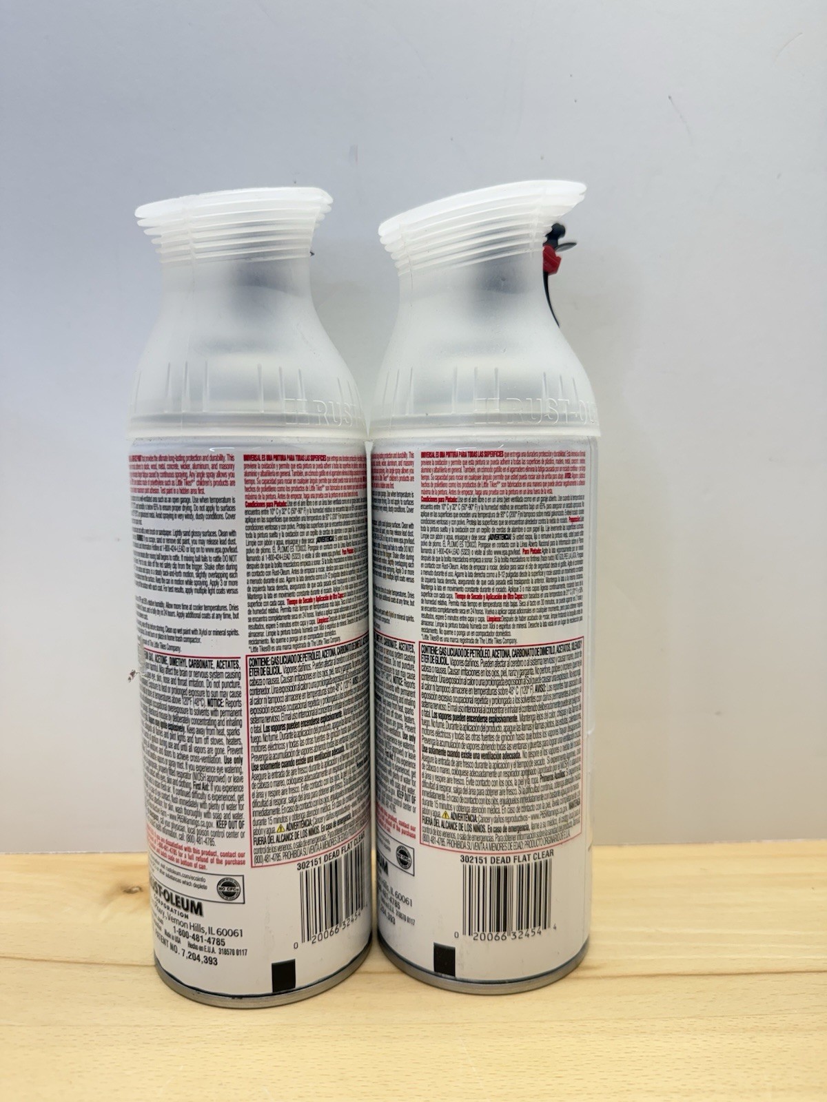 Rust-Oleum 302151 Universal All Surface Spray Paint, 11 oz, Clear Dead Flat
