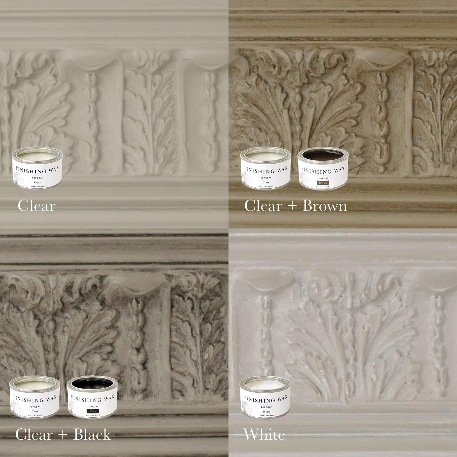 User-Friendly 120ml Finishing Wax – Clear Matte Topcoat for Furniture Protection