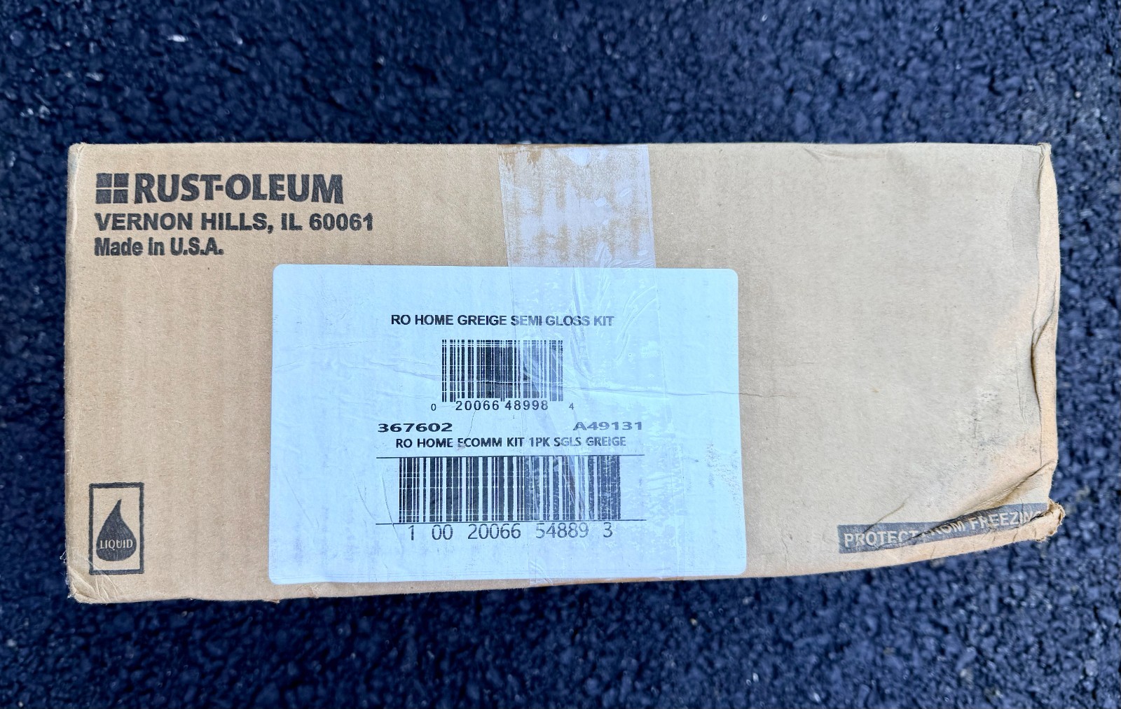 Rust-Oleum 367602 Home Interior Floor Coating Kit, Semi-Gloss Greige Step 1 & 2
