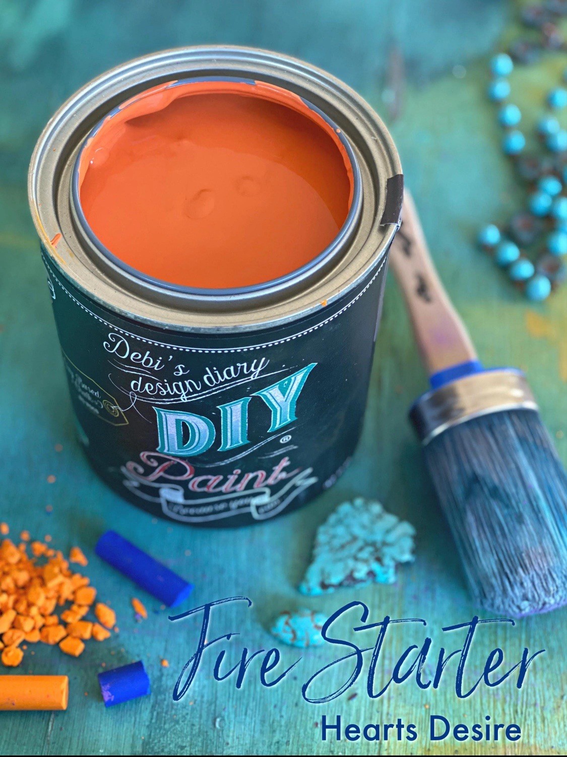 Debi’s Design Diary DIY Paint “Fire Starter” 16 fl oz Chalk Paint