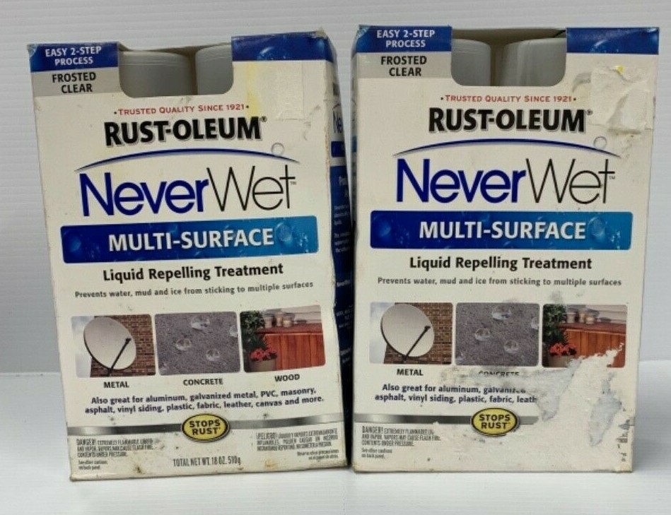 Rust-Oleum NeverWet Multi-Surface Liquid Repelling Treatment Frosted Clear (2)