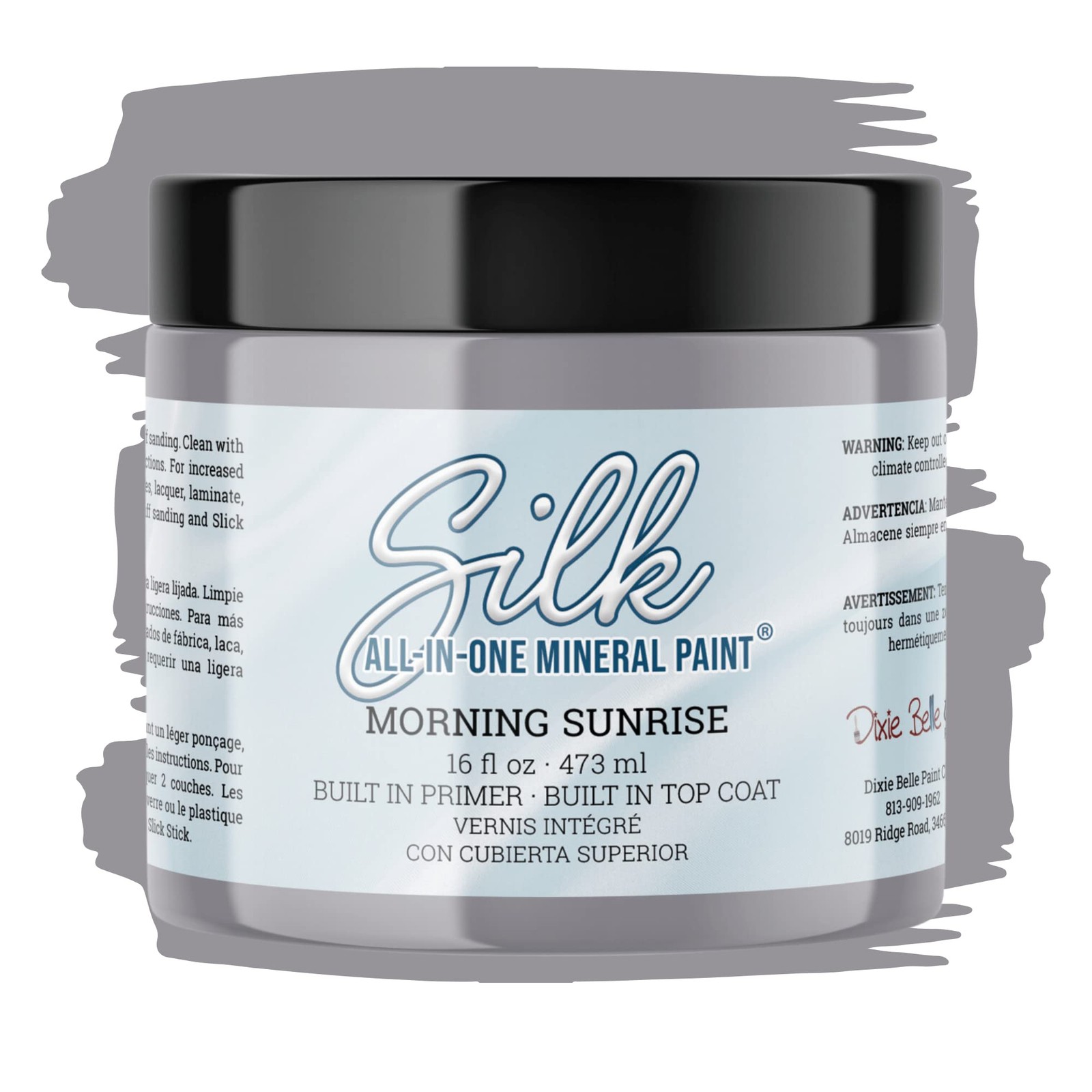 Dixie Belle Silk All in One Mineral Paint 16oz Morning Sunrise Durable Finish