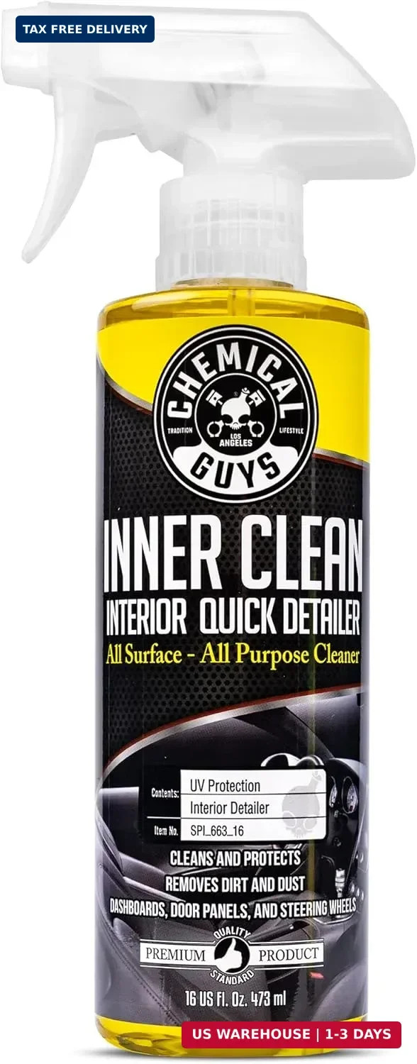 Chemical Guys, InnerClean Interior Quick Detailer & Protectant Spray, 16 oz | Sp