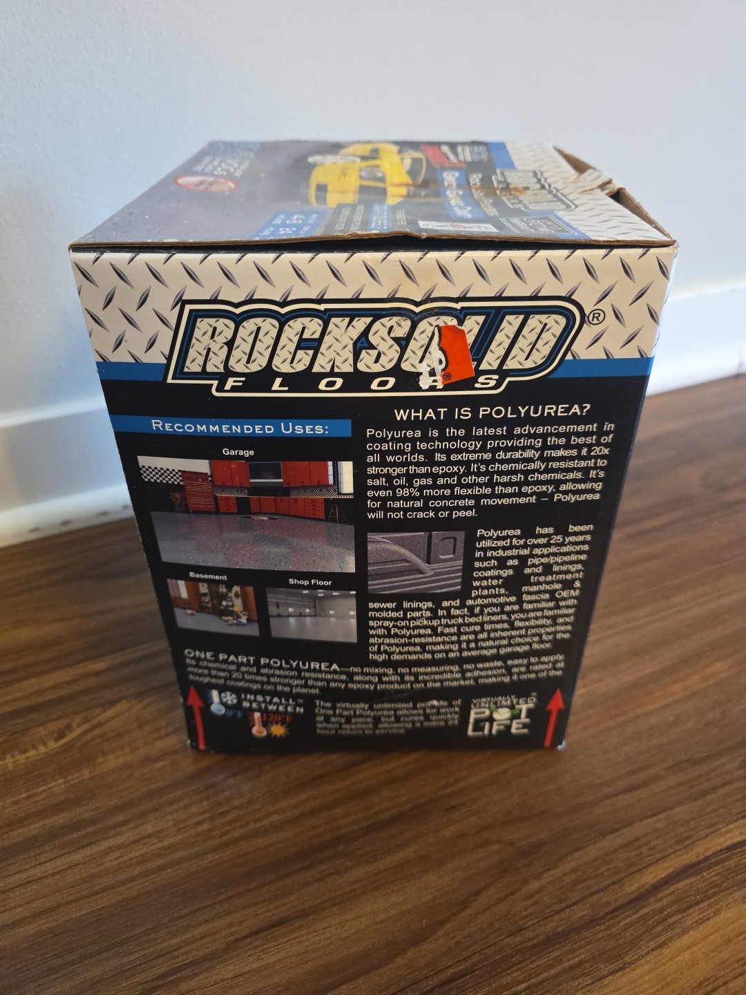 RockSolid Floors RockSolid Polyurea Grey Garage Coat-250 SQ. FT.