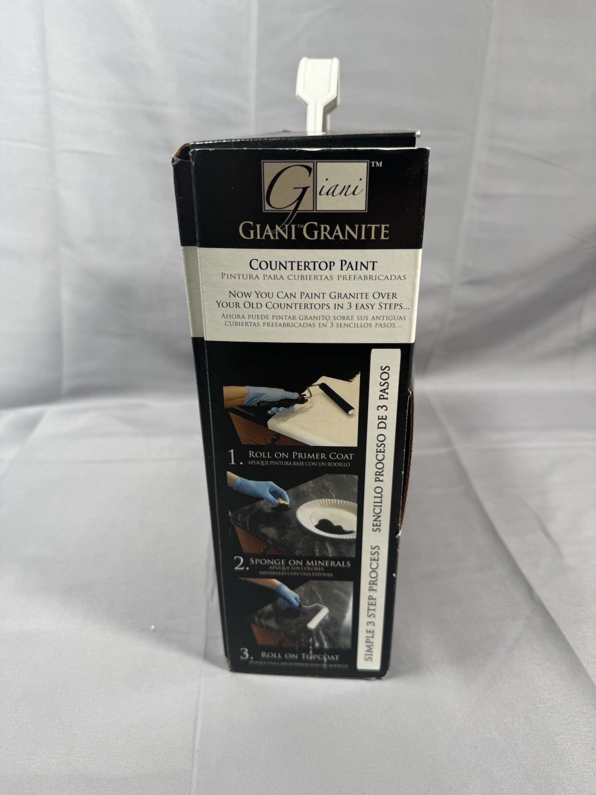 Giani Countertop Paint Kit, BOMBAY BLACK, Covers 35 Square Feet, New in Box