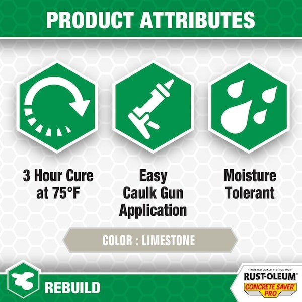 Rust-Oleum 392526 Structural Anchoring Adhesive, 8.6 Fl Oz Container Size
