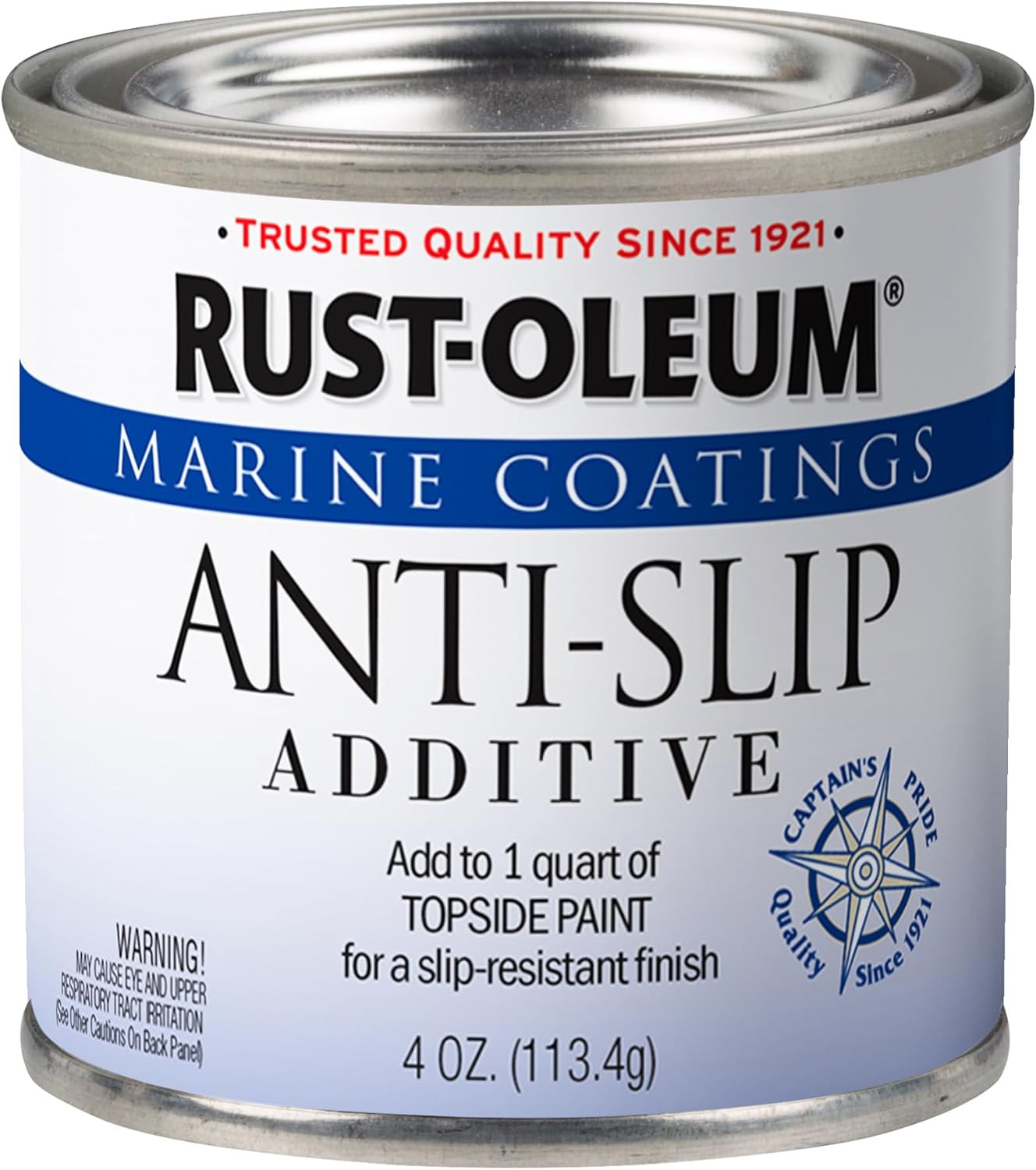 Rust-Oleum 207009 Marine Anti-Slip Additive Clear 4oz 1/2 Pint -Long Lasting