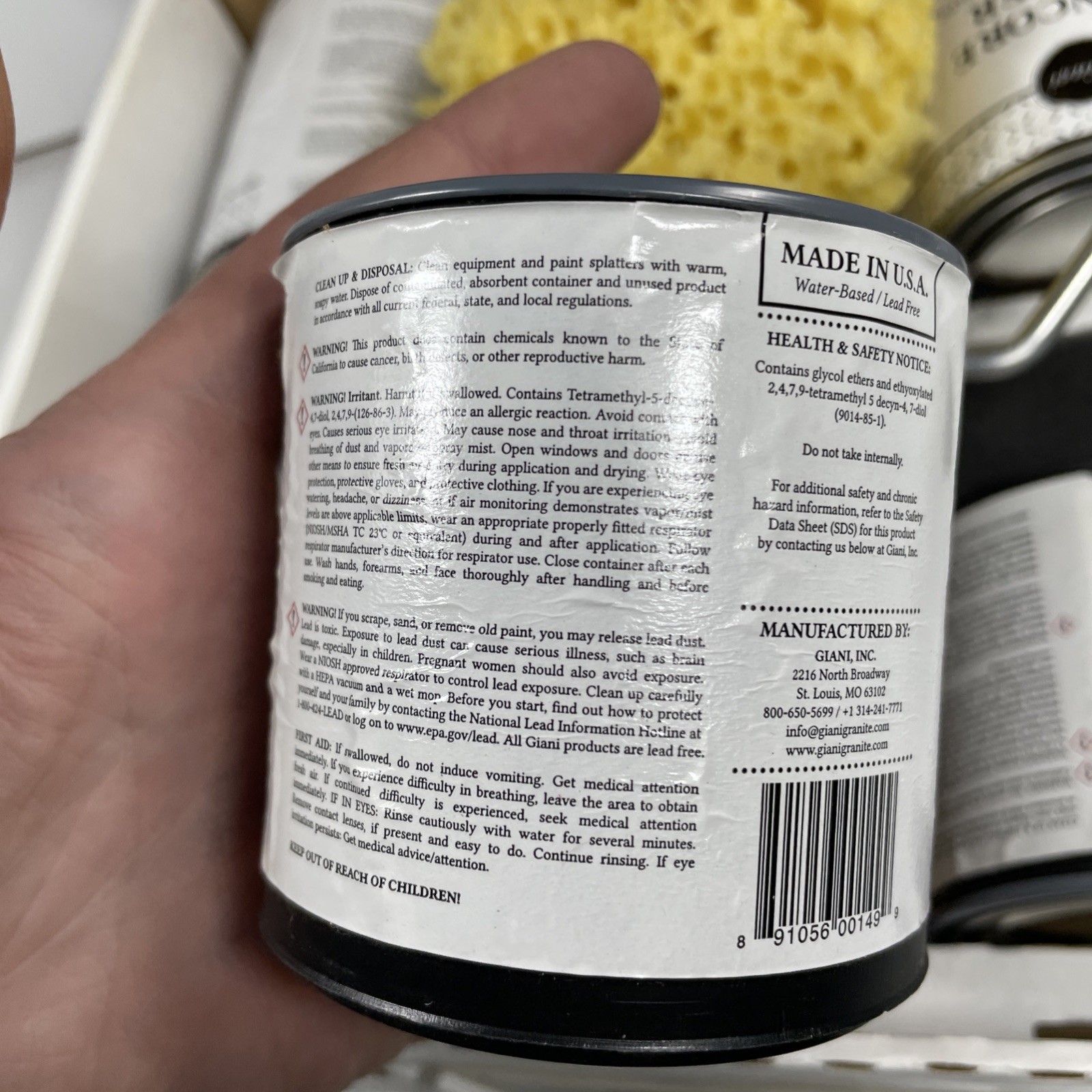Giani Countertop Paint Sicilian Sand Kit (A055/056)