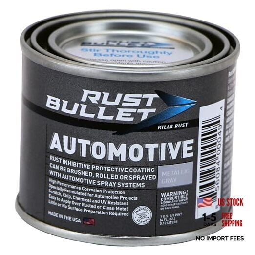 Automotive – Metallic Gray – 4 Oz – Rust Inhibitor & 4 Fl Oz (Pack of 1)