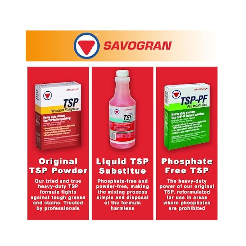 TSP Multi,Purpose Cleaner, Non,Sudsing Formula for Effective Surface Prep