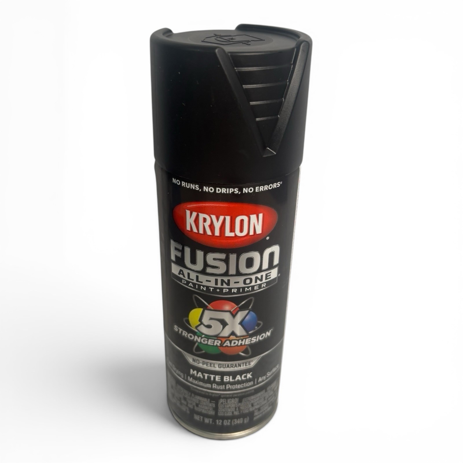 Krylon Fusion All-In-One Matte Black Spray Paint 12 oz 6 Pack K02754007