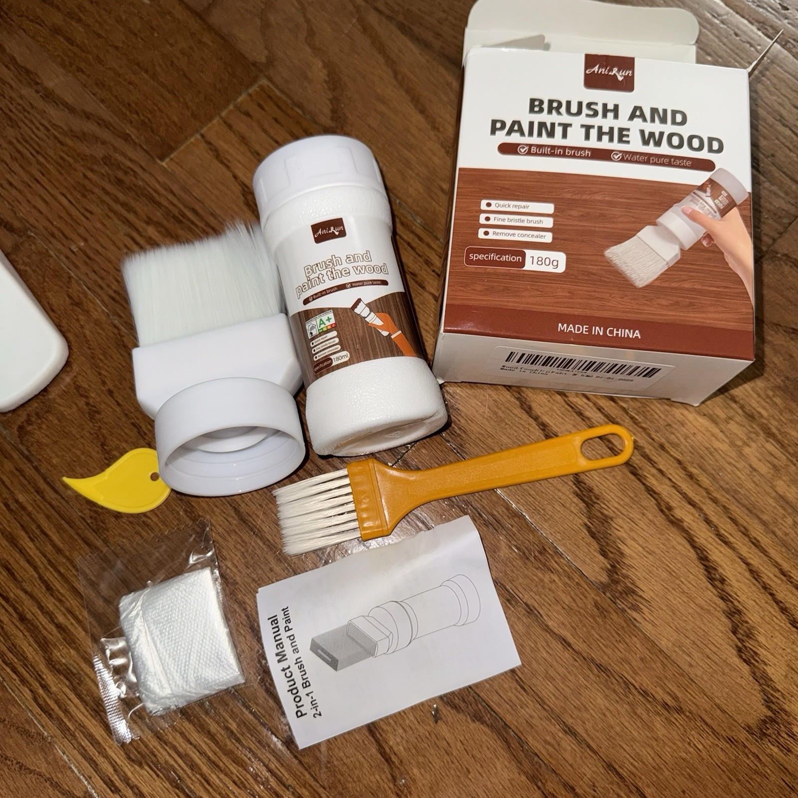 All-in-One Paint White, Touch-Up Paint for Furniture, Cabinets, Wood, Metal