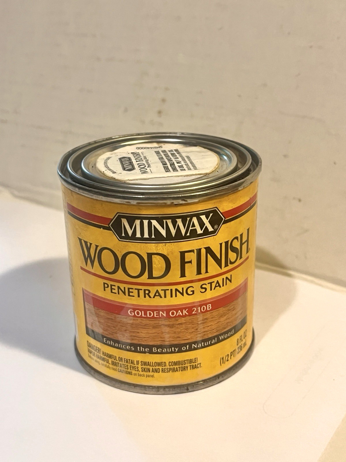 Minwax Golden Oak Wood Finish Penetrating Stain, 8 oz # 2108