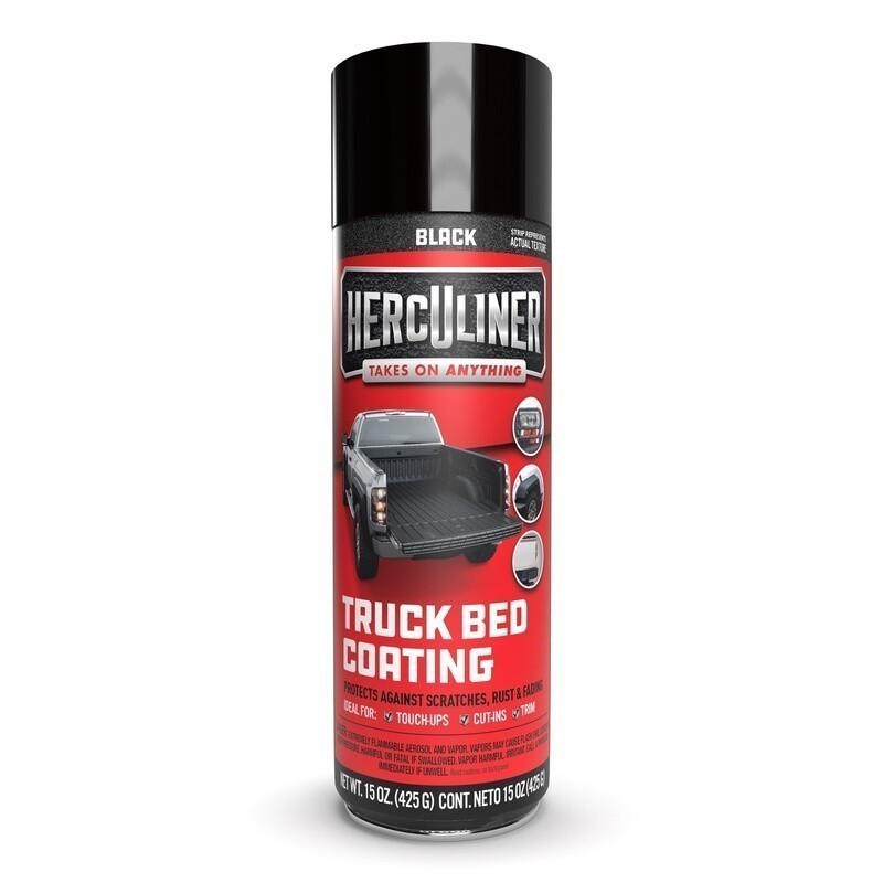 2 Pack Truck Bed Liner Aerosol Paint Waterproof Scratch Rust Resistant 15 oz New