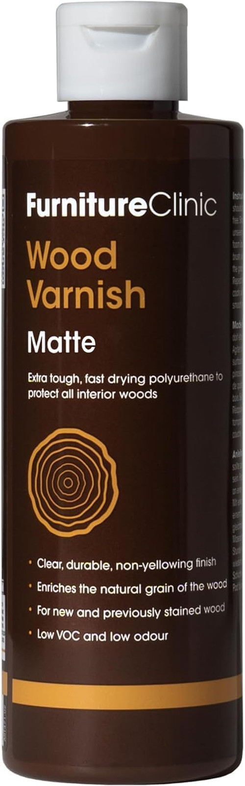Wood Varnish | Matte | Polyurethane Waterproof Coating | Water Based Clear Coat