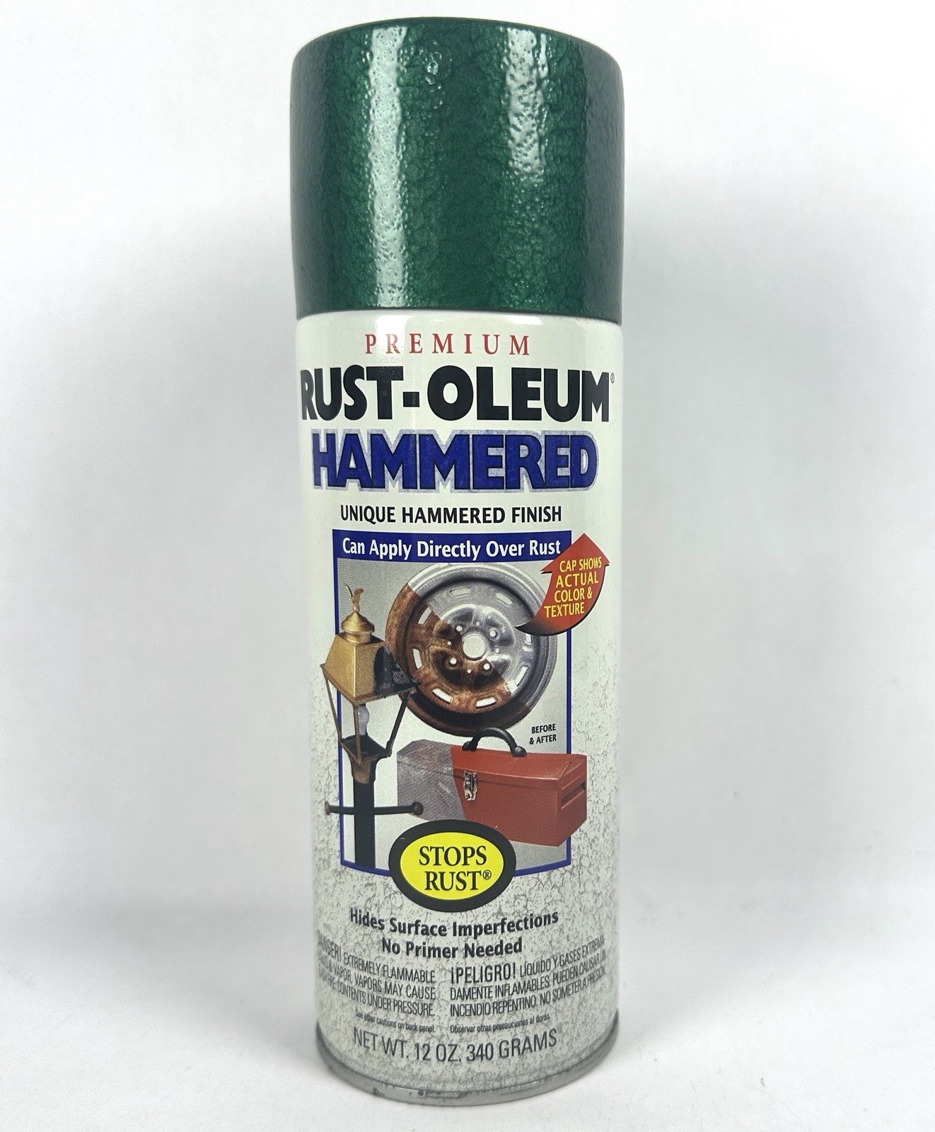 Rust-Oleum Hammered Deep Green 7211 Spray Paint DISCONTINUED COLOR HTF