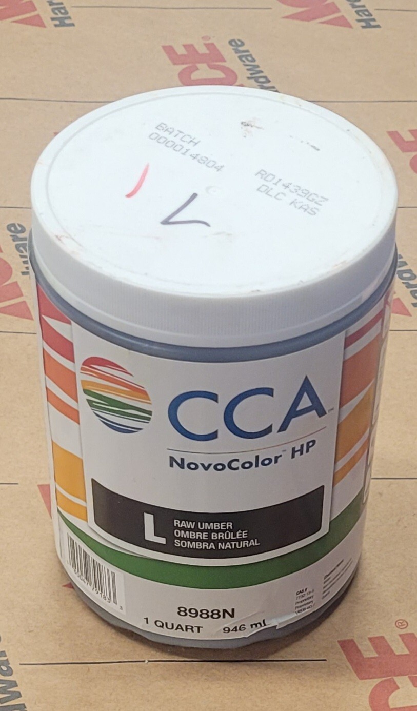 NovoColor HP CCA L Raw Umber Paint Colorant 8988N