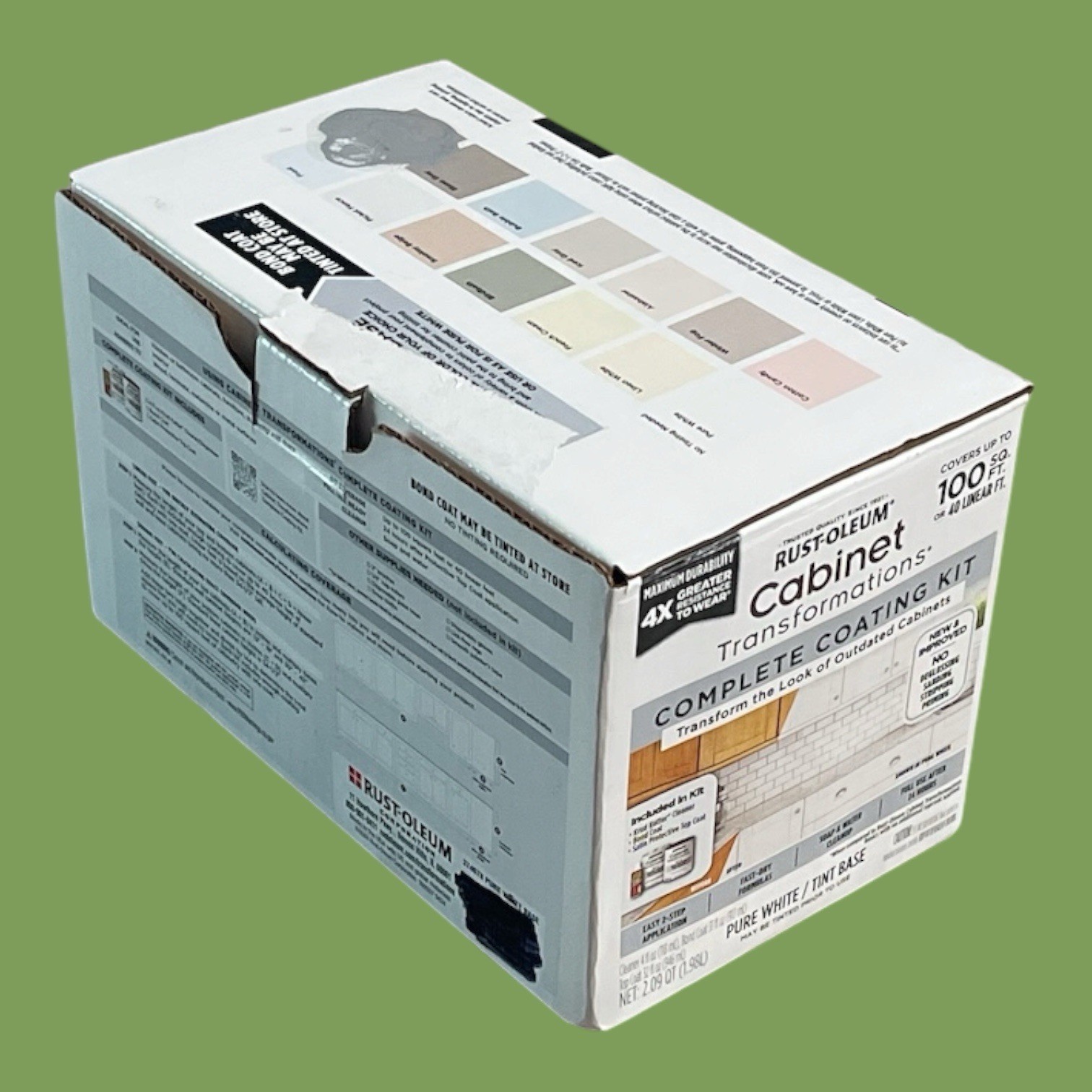 Rust-Oleum Cabinet Transformation Complete Kit – Gray. (AB)