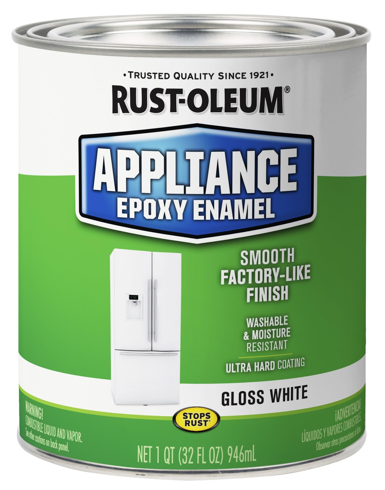 Rust-Oleum 241168 Specialty Appliance Epoxy 32 Fl Oz (Pack of 1), White