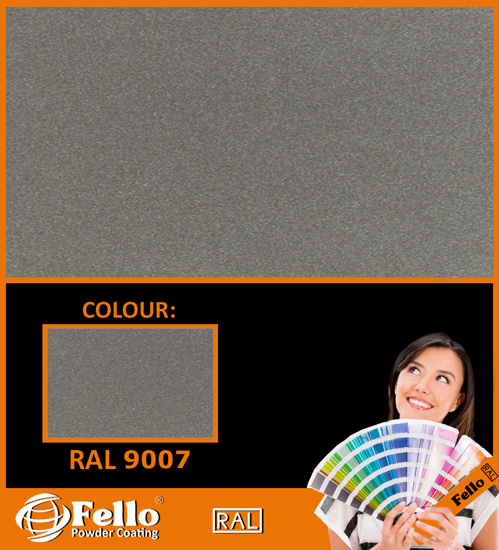 FELLO powder coating – RAL 9007 greyish aluminium 5KG POLYESTER