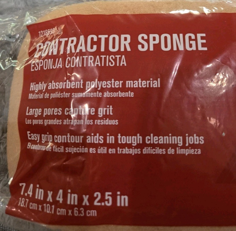 Ace Contractor Sponge 7.4″ X 4″ X 2.5″ Large Pore, Highly Absorbent, (1218593)