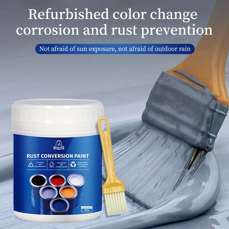 2025 Rust Converter,Weatherproof Rust Converter Paint for Metal,Metallic Paint