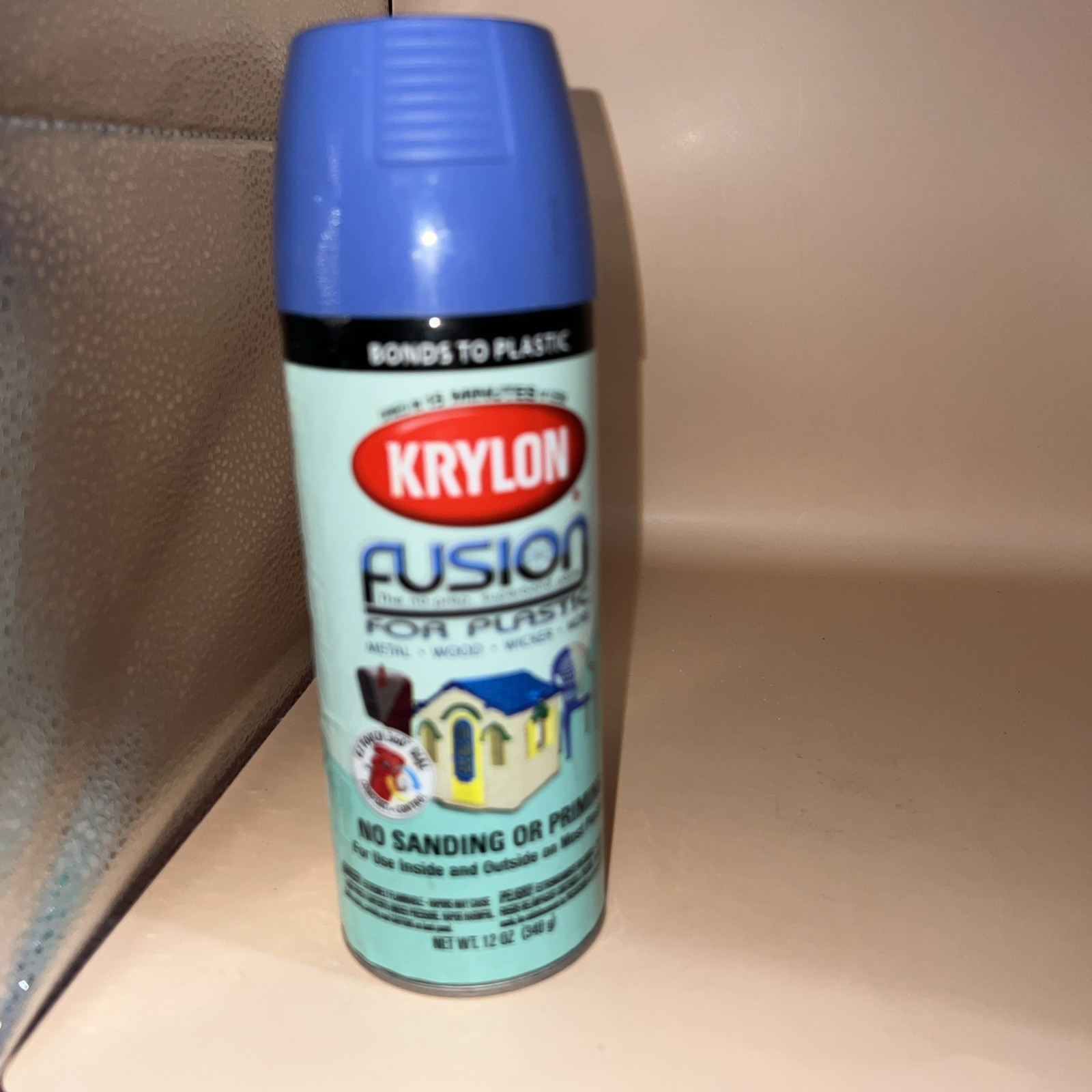 Krylon K02333007 Fusion for Plastic Spray Paint, Blue Hyacinth Discontinued