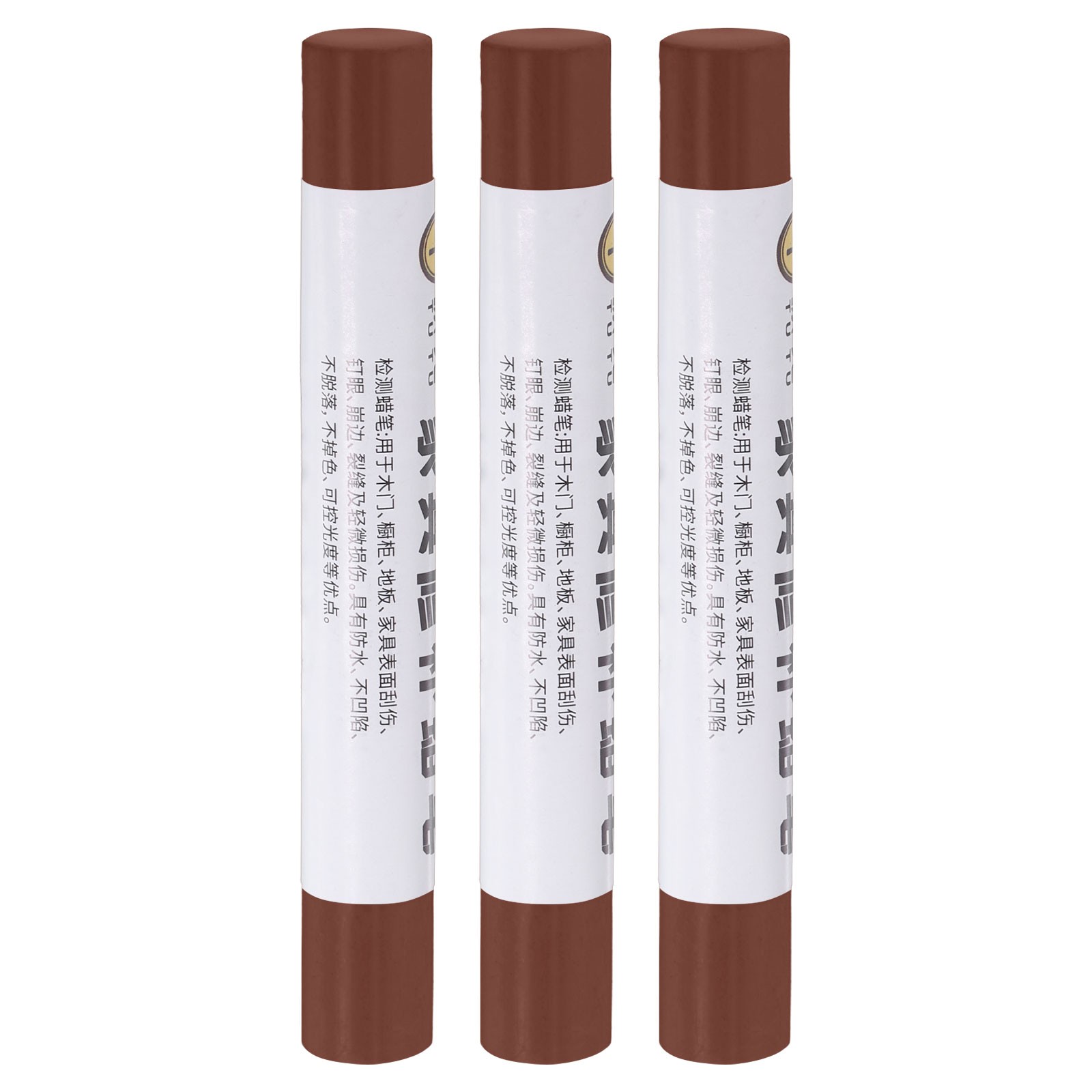3Pcs Furniture Repair Crayons Wax Filler Stick Pen Marker Solid Cherry Red
