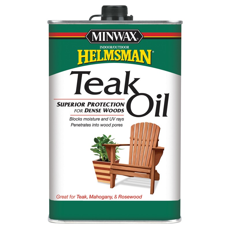 Minwax 671004444 Helmsman Transparent Amber Oil-Based Teak Oil 1 qt. (Pack of 4)