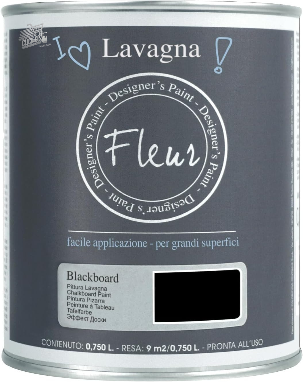 Blackboard Paint 750ml Writable Water Paint Chalkboard Interior Wall Wood F77