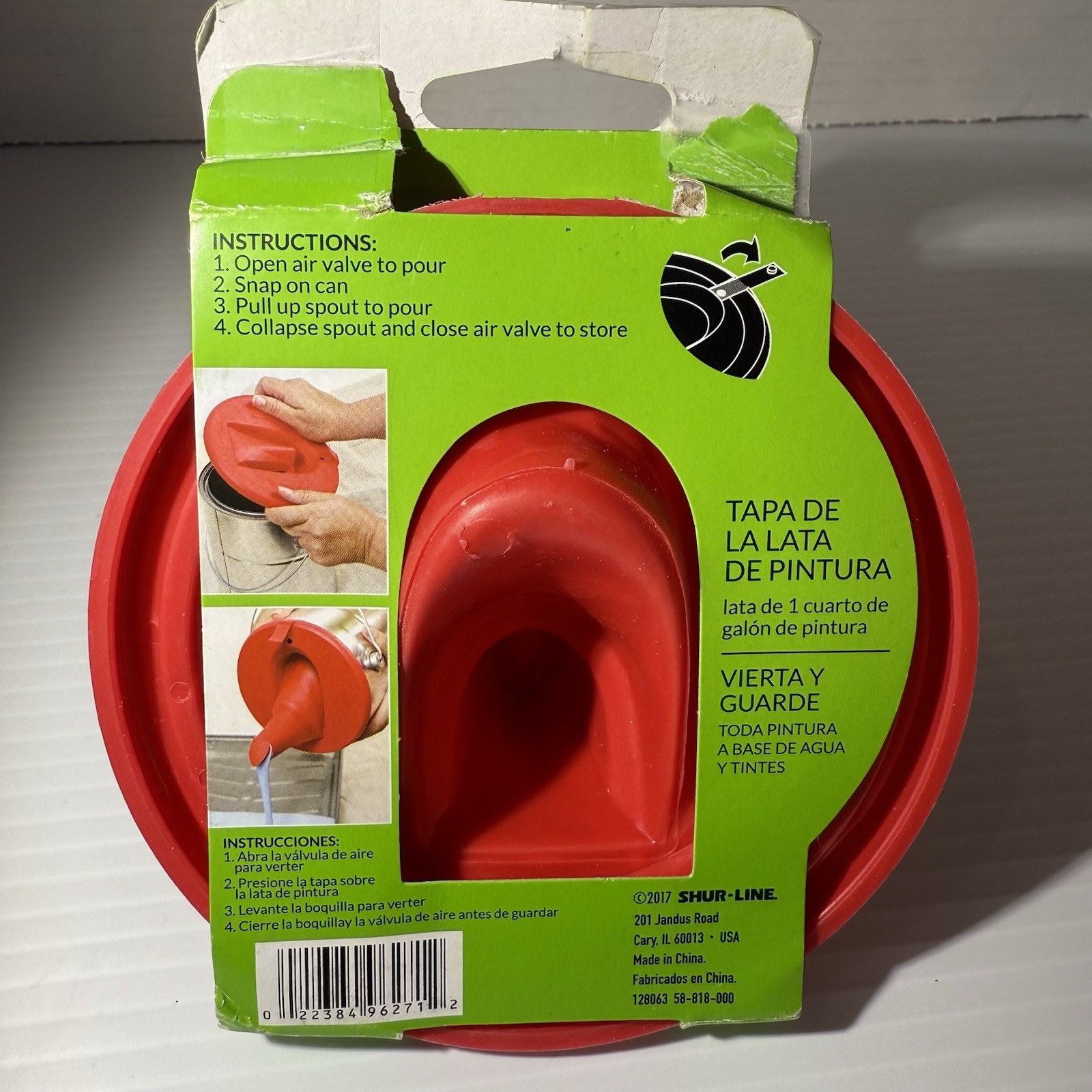 2000576 Quart Store And Pour Paint Can Lid