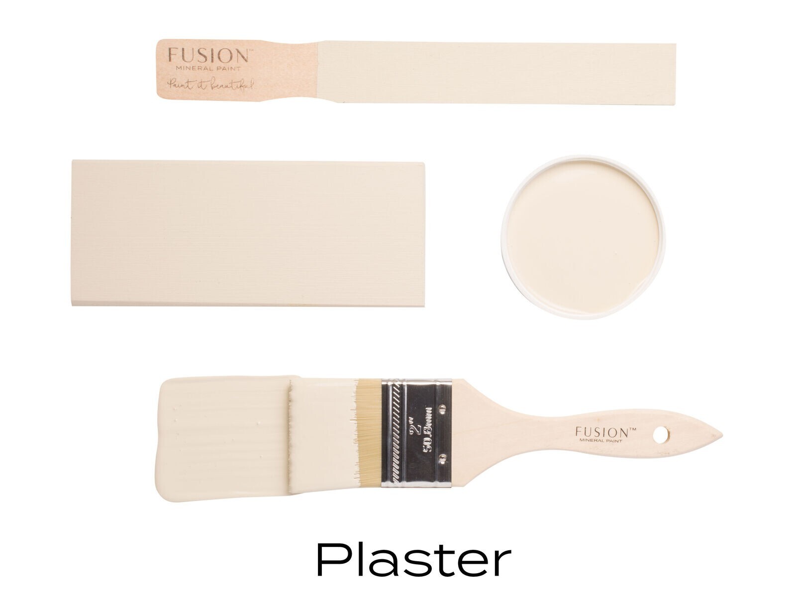 Fusion Mineral Paint – Plaster – 500mL covers approx. 75sq. ft or 7m2
