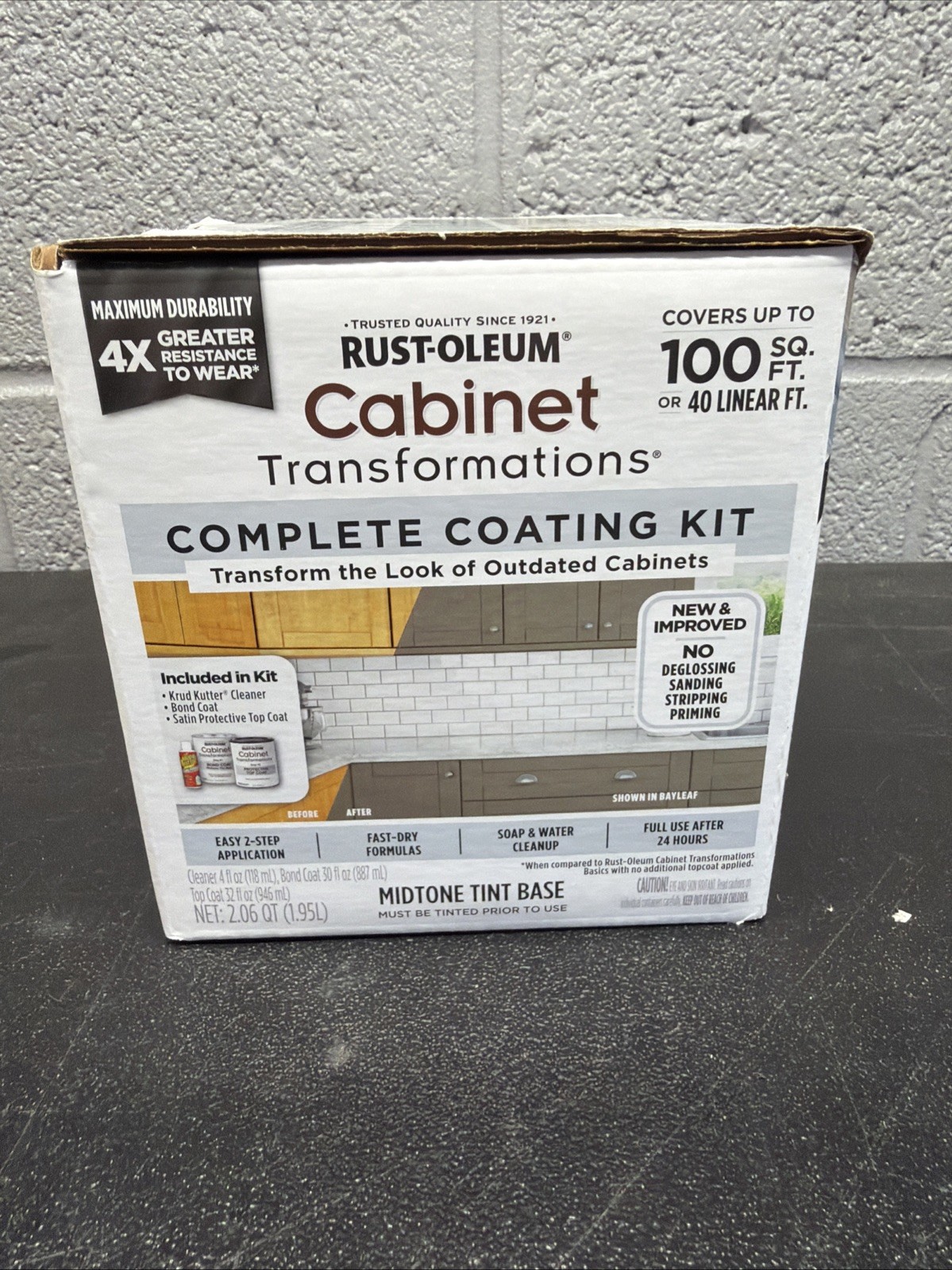 Rust-Oleum Cabinet Transformations Complete Coating Kit 374679 Midtone Base