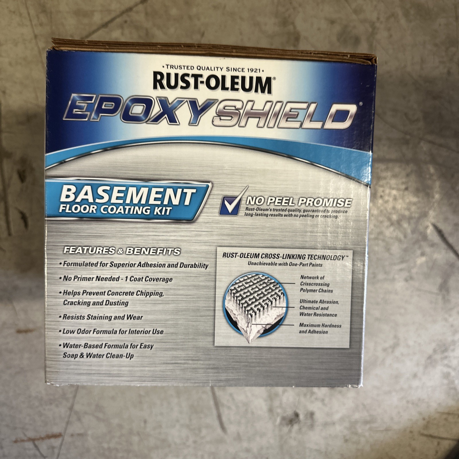 Rust-Oleum 225446 EPOXYSHIELD Basement Floor Coating Tint Base Kit