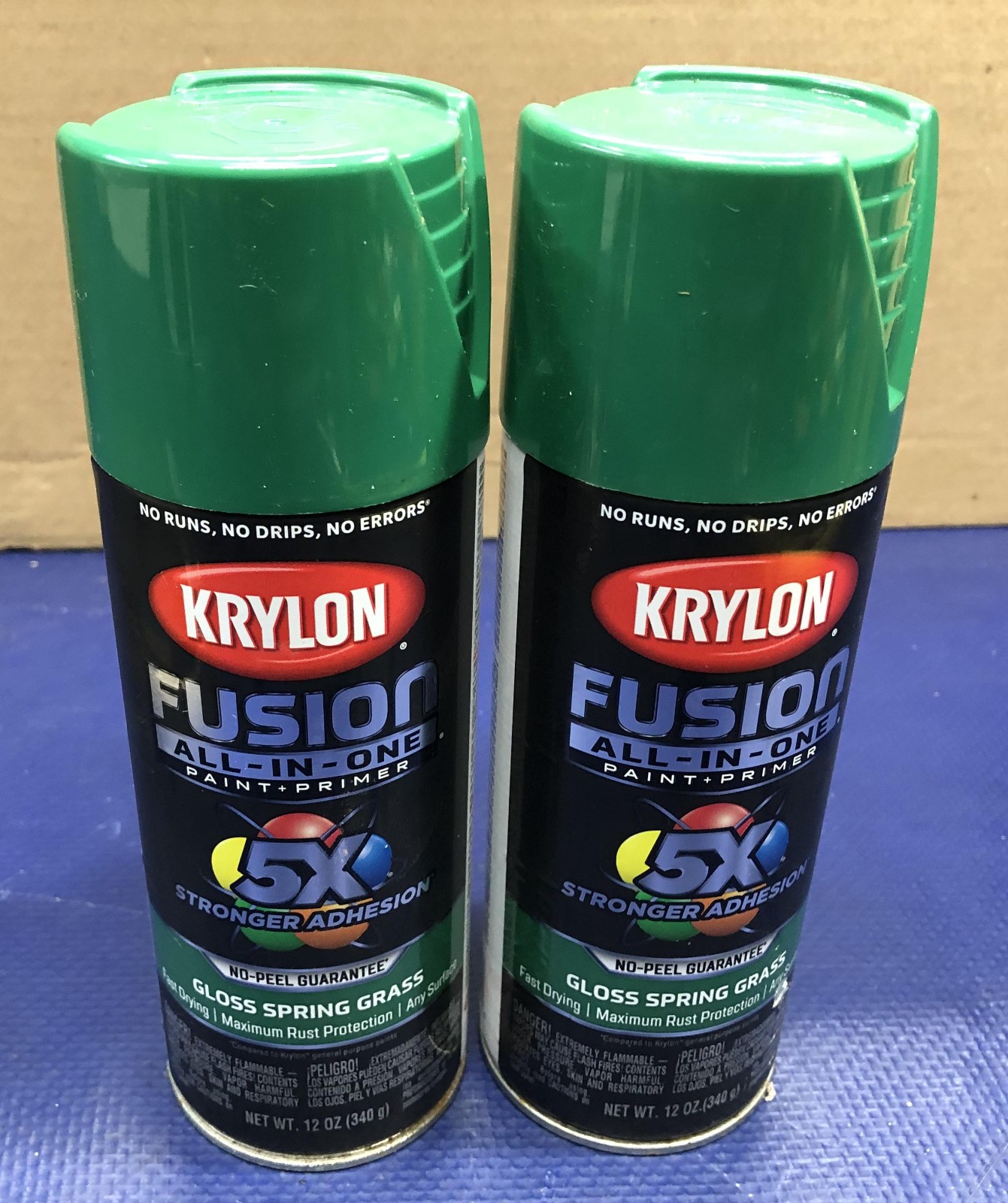 Krylon Fusion Spray Paint 12oz Cans X 2 – Gloss Spring Grass 2724 green