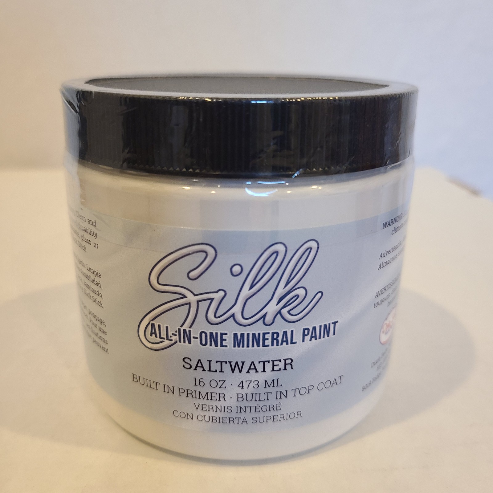 New Dixie Belle Silk Paint All In One Mineral Paint Saltwater 16 oz.