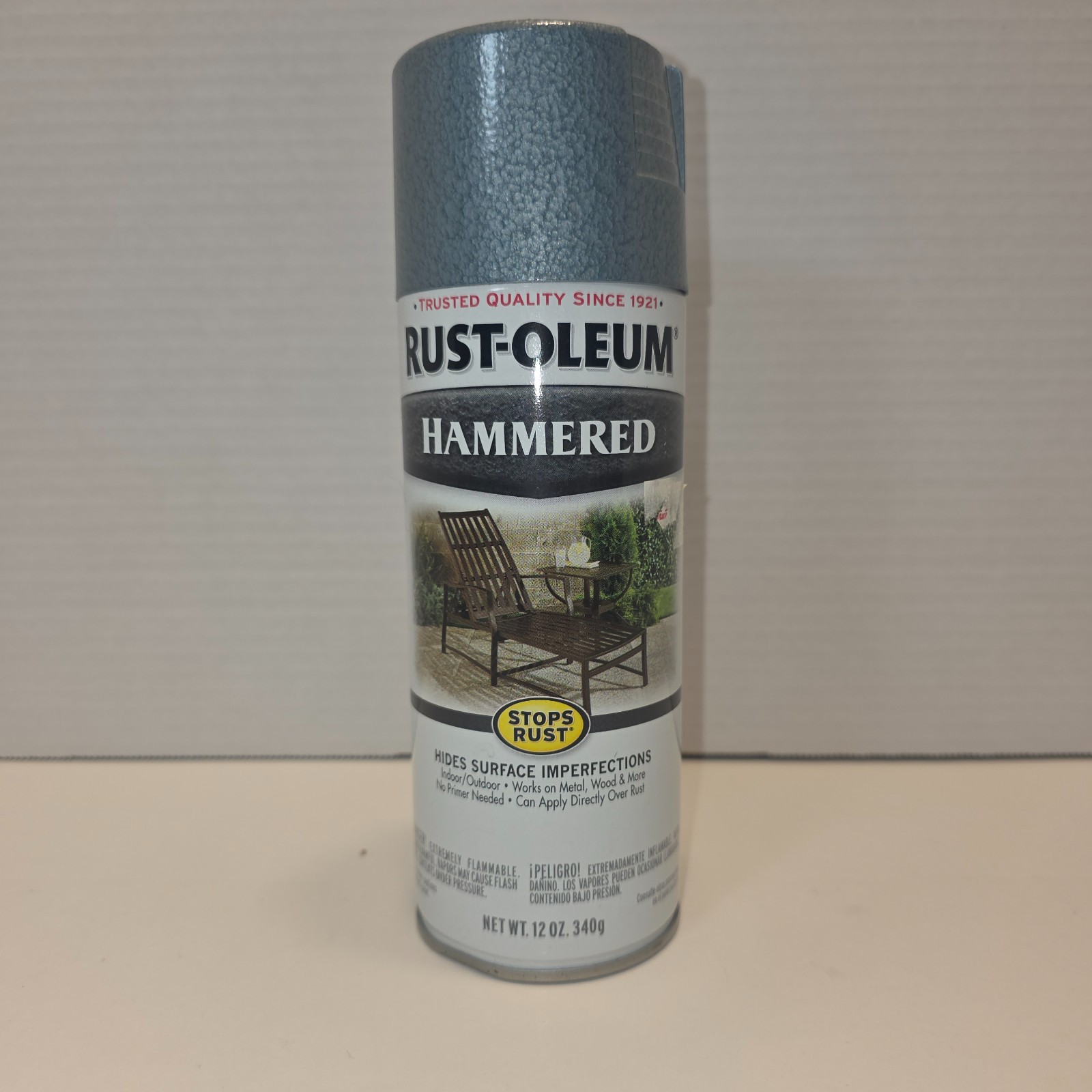 HTF & Discontinued 2013 — 12 oz Rust-Oleum Hammered Finish Light Blue 7212