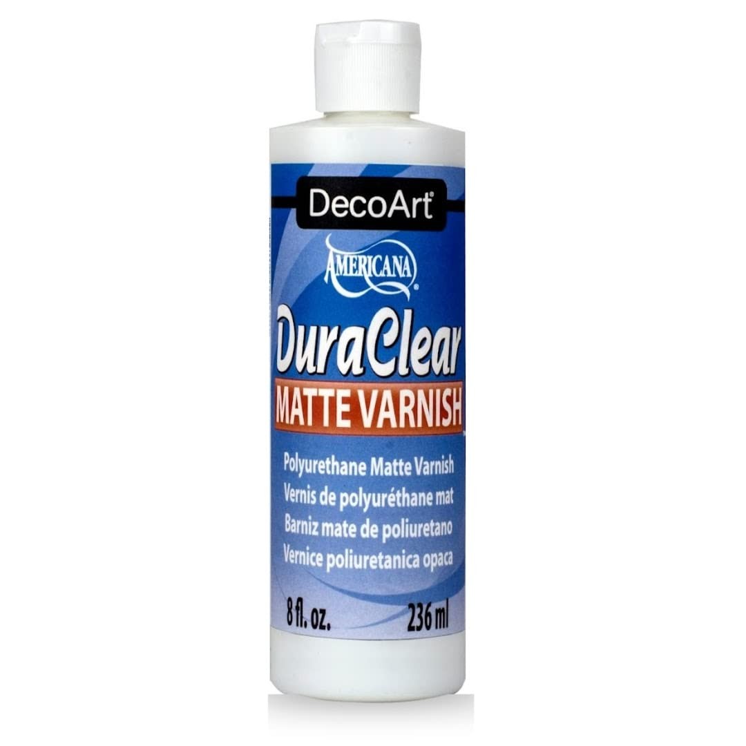 DecoArt DS60-9 American DuraClear Varnishes, 8-Ounce, 8 Fl Oz, Clear Matte