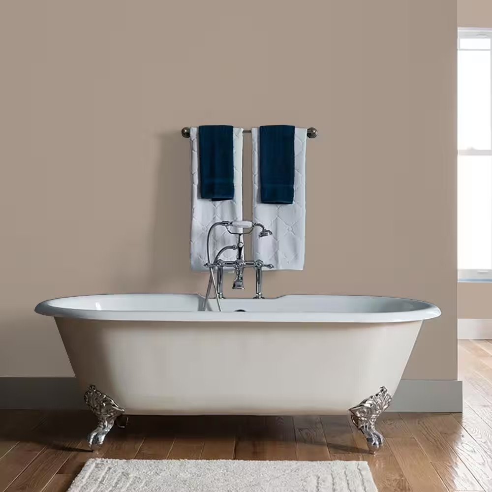 8 Oz. PPG1020-5 Earl Gray Satin Interior Paint Sample