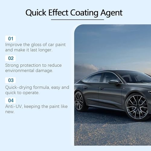 2PCS Car Coating Spray for Automobile Cleaning, Quick Coating Agent for Car