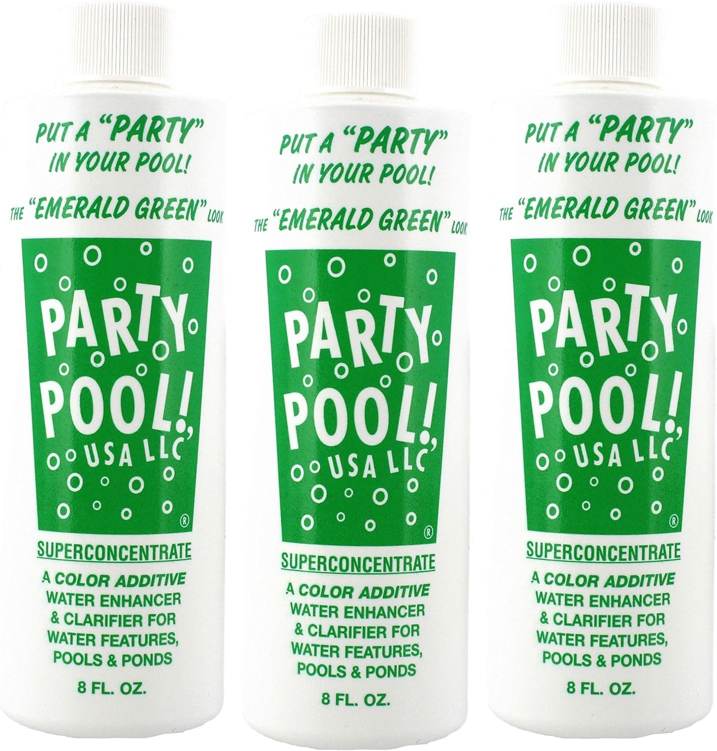 3 Pack – Party Pool Color Additive Green Lagoon