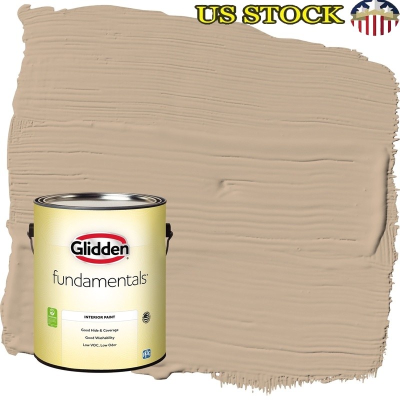 Low VOC Washable Interior Paint Multi-Surface Use Soft Beige Eggshell Finish