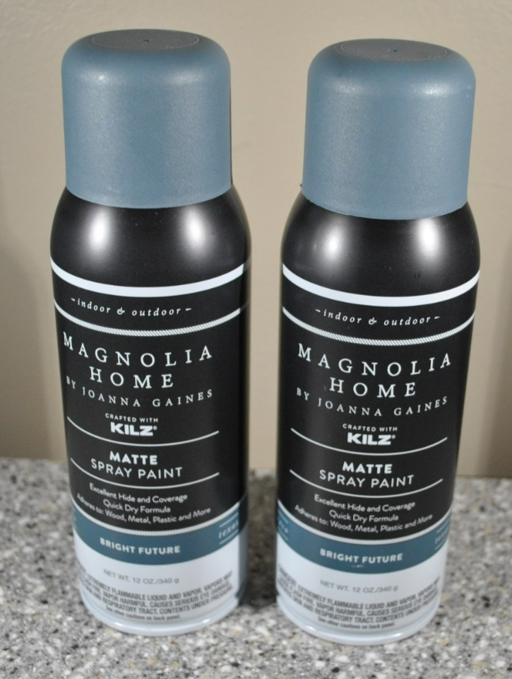2 Kilz Magnolia Home Joanna Gaines Matte Spray Paint 12oz Color-Bright Future