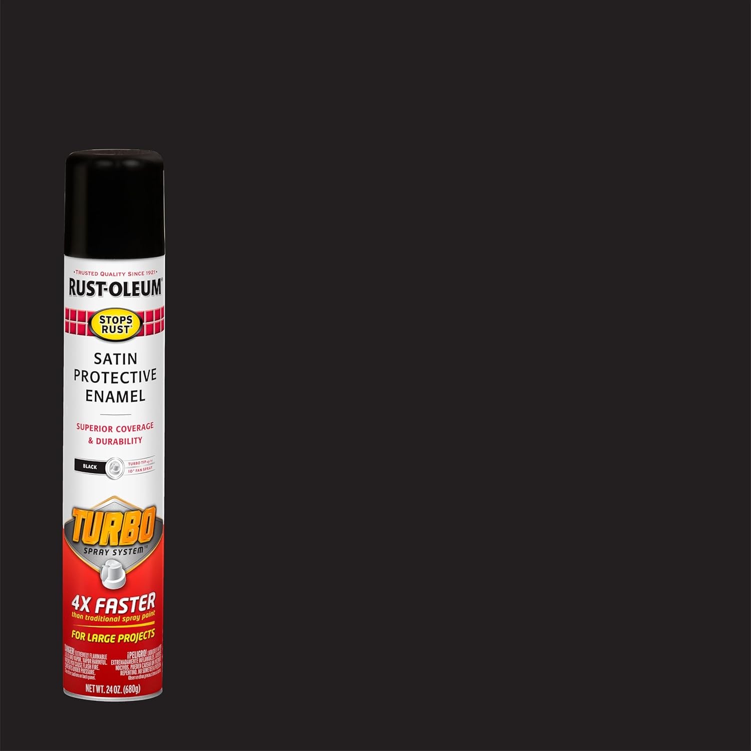 Rust-Oleum 393378 Stops Rust Turbo Spray Paint, 24 Oz