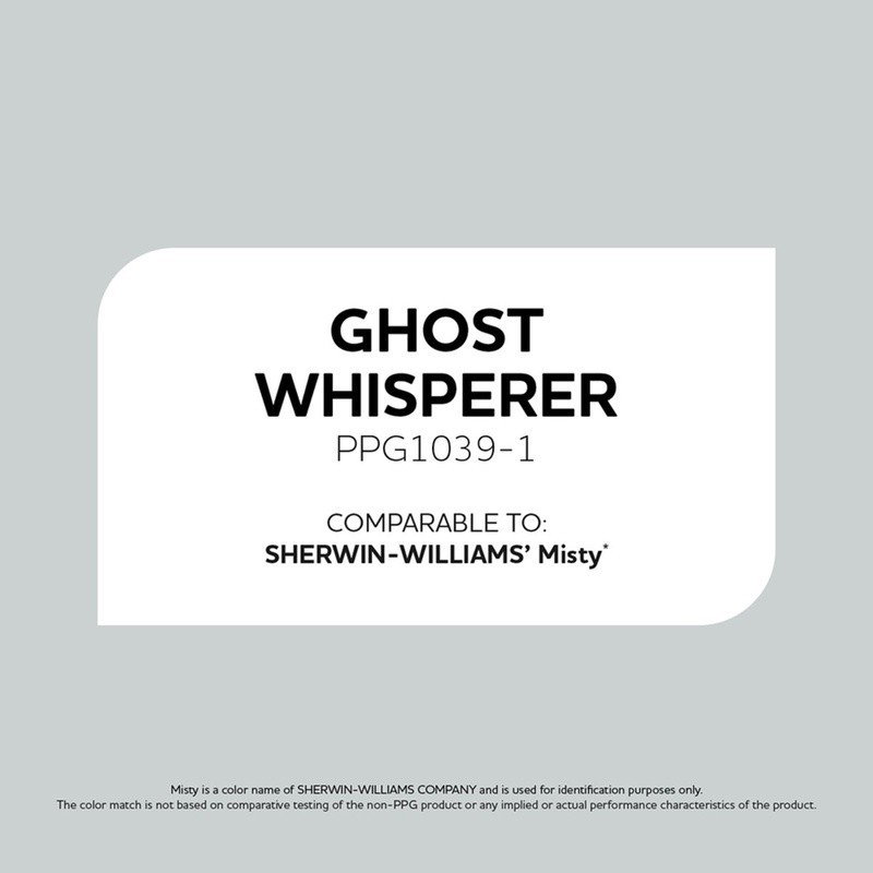 Spred Grab-N-Go Ghost Whisperer/Gray Blue Flat Interior Paint with Primer 1 Gal