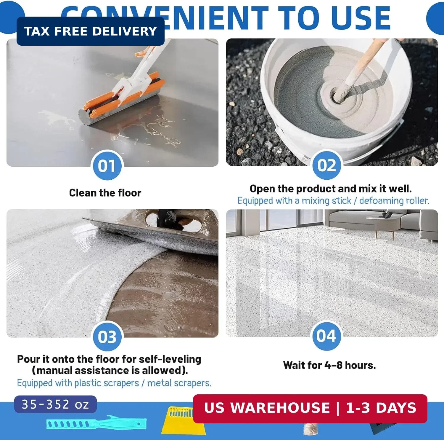 Epoxy Colored Sand Floor Paint, Epoxy Floor Paint For Concrete, High-Gloss Self-